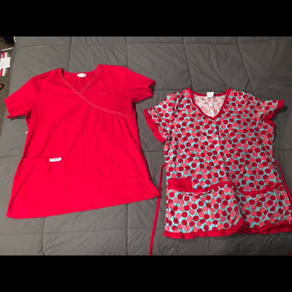 2 Barco Scrub Tops